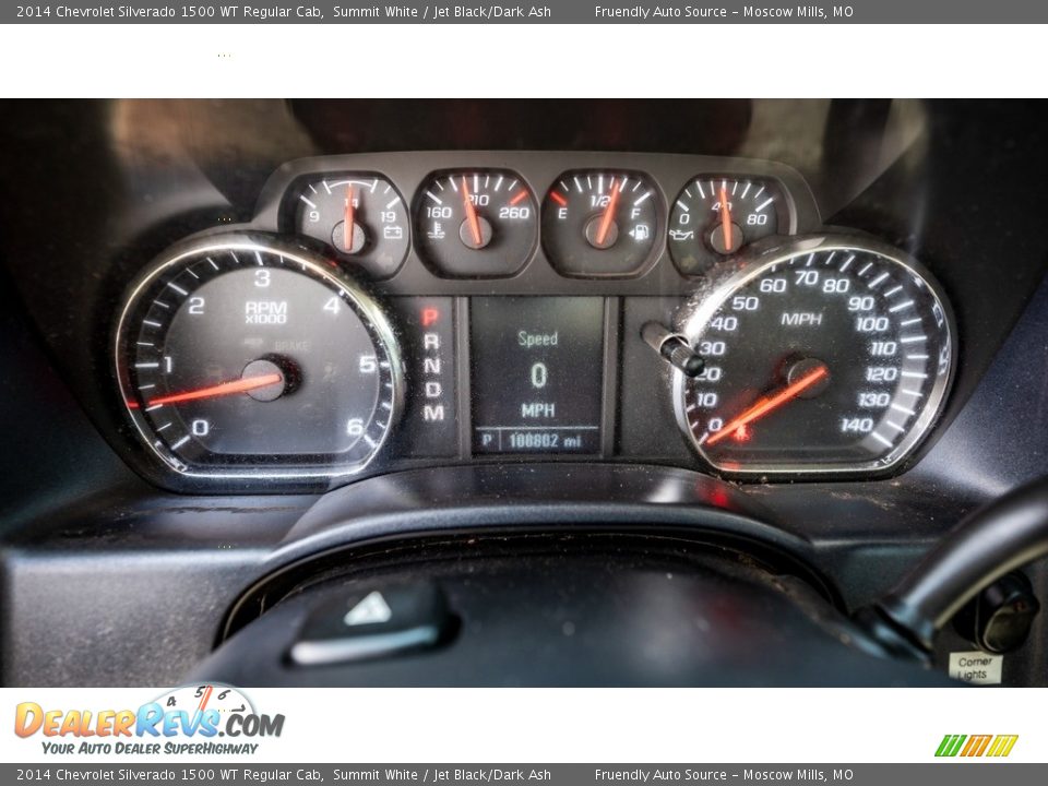 2014 Chevrolet Silverado 1500 WT Regular Cab Gauges Photo #21