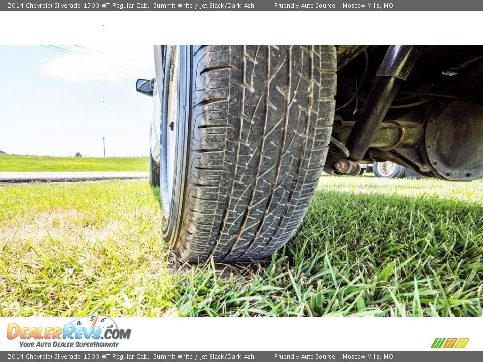 2014 Chevrolet Silverado 1500 WT Regular Cab Summit White / Jet Black/Dark Ash Photo #22