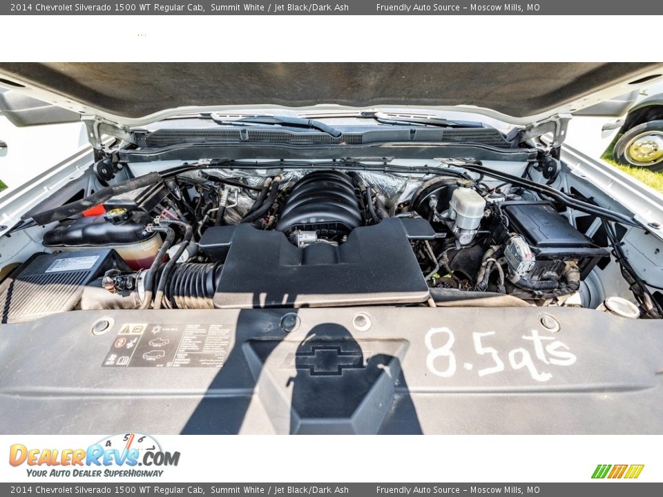 2014 Chevrolet Silverado 1500 WT Regular Cab Summit White / Jet Black/Dark Ash Photo #24