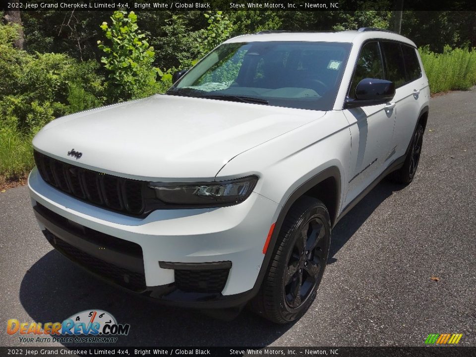 2022 Jeep Grand Cherokee L Limited 4x4 Bright White / Global Black Photo #2