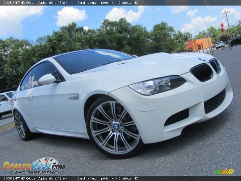 2008 BMW M3 Coupe Alpine White / Black Photo #1