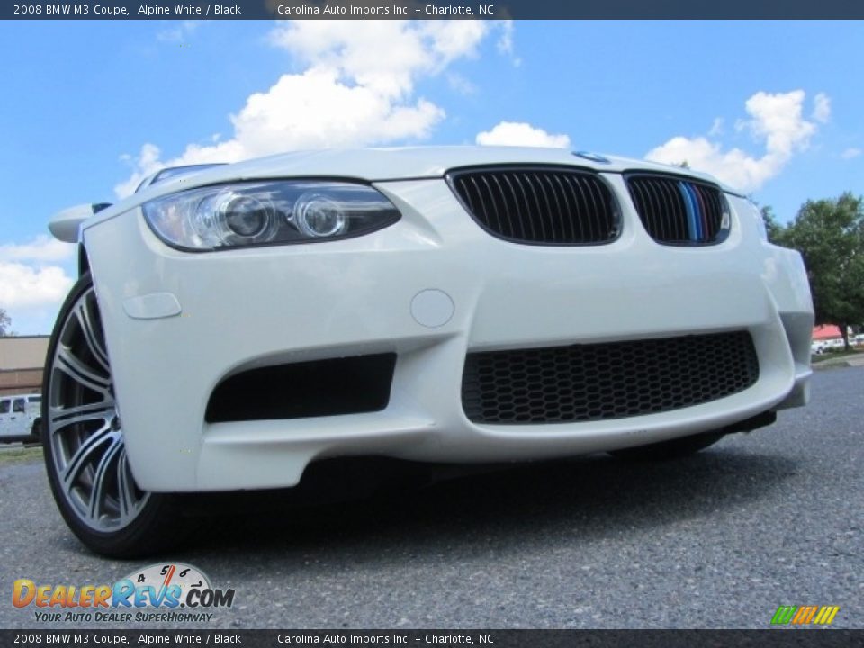 2008 BMW M3 Coupe Alpine White / Black Photo #2