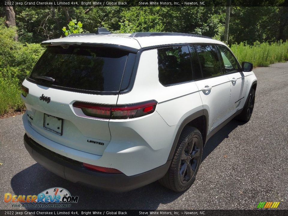 2022 Jeep Grand Cherokee L Limited 4x4 Bright White / Global Black Photo #6