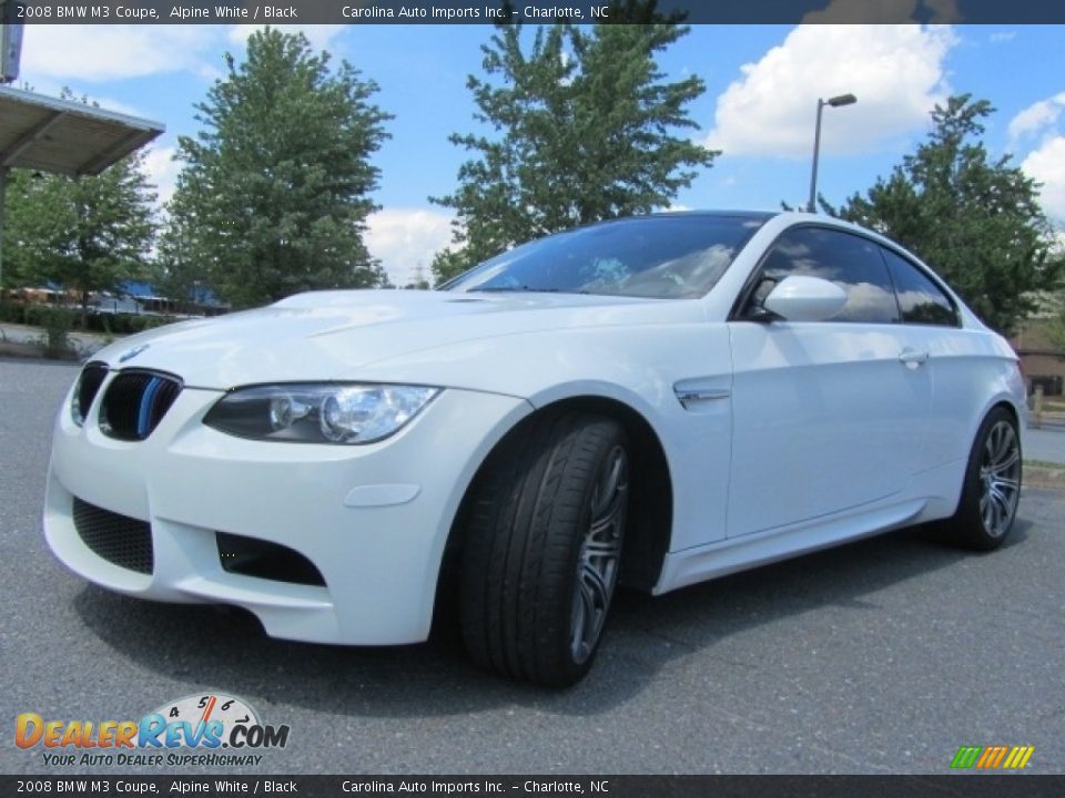 2008 BMW M3 Coupe Alpine White / Black Photo #6