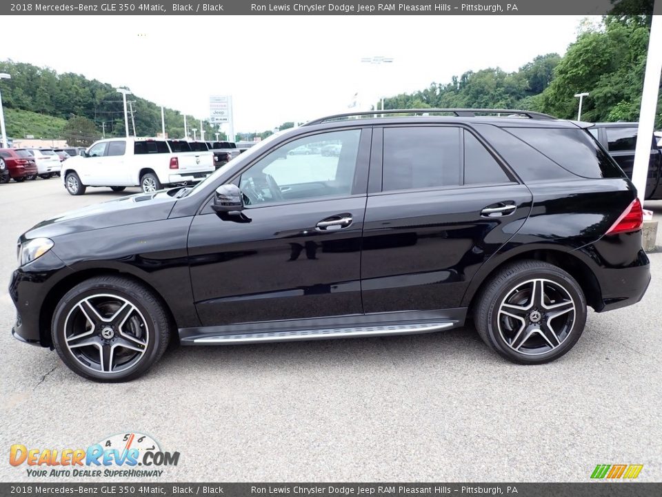 2018 Mercedes-Benz GLE 350 4Matic Black / Black Photo #2