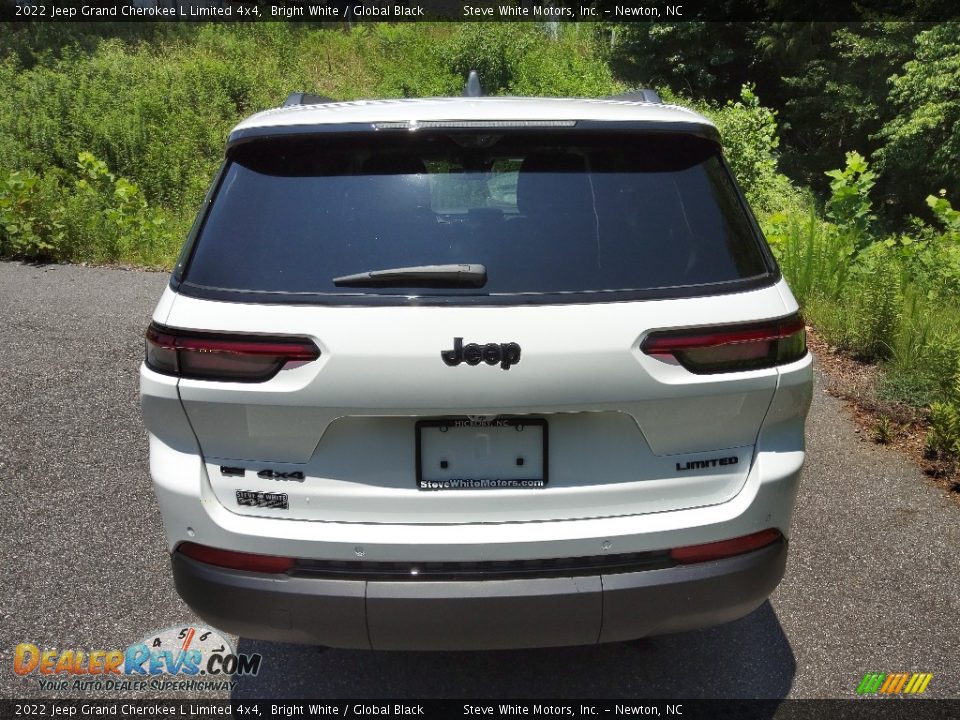 2022 Jeep Grand Cherokee L Limited 4x4 Bright White / Global Black Photo #7