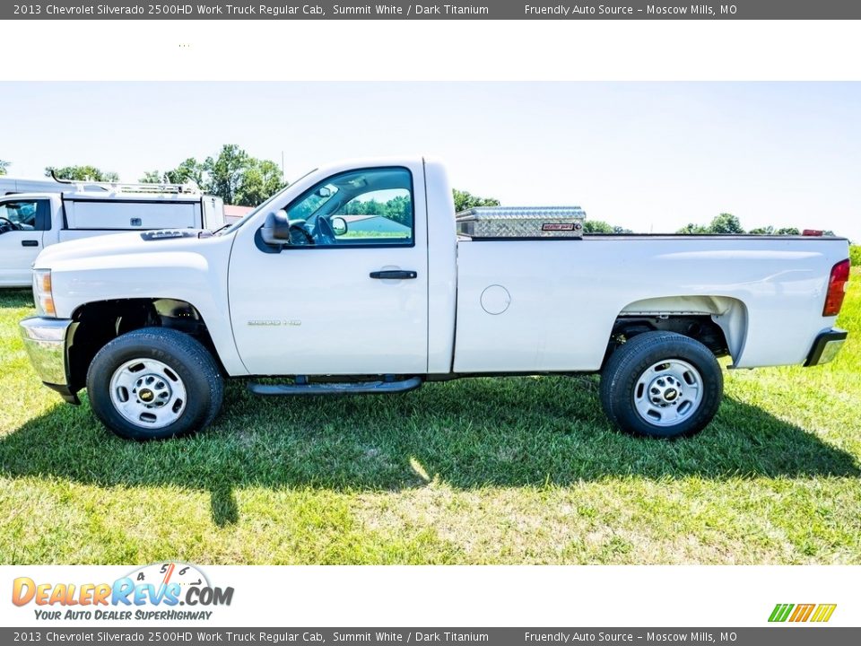 2013 Chevrolet Silverado 2500HD Work Truck Regular Cab Summit White / Dark Titanium Photo #7