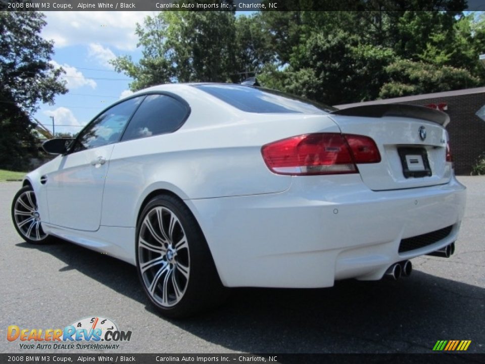 2008 BMW M3 Coupe Alpine White / Black Photo #8