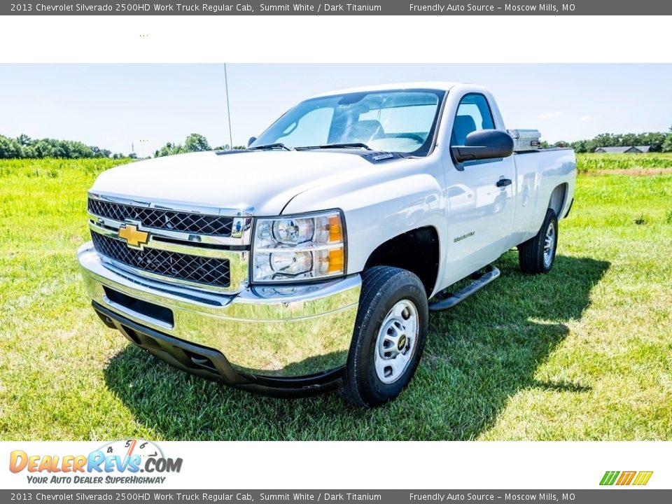 2013 Chevrolet Silverado 2500HD Work Truck Regular Cab Summit White / Dark Titanium Photo #8