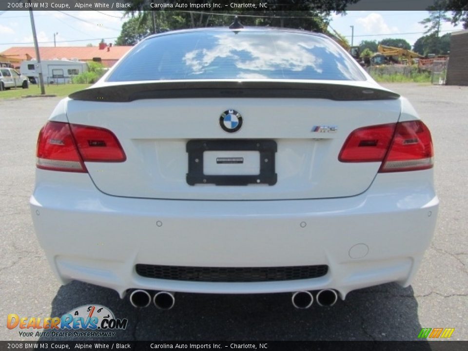 2008 BMW M3 Coupe Alpine White / Black Photo #9