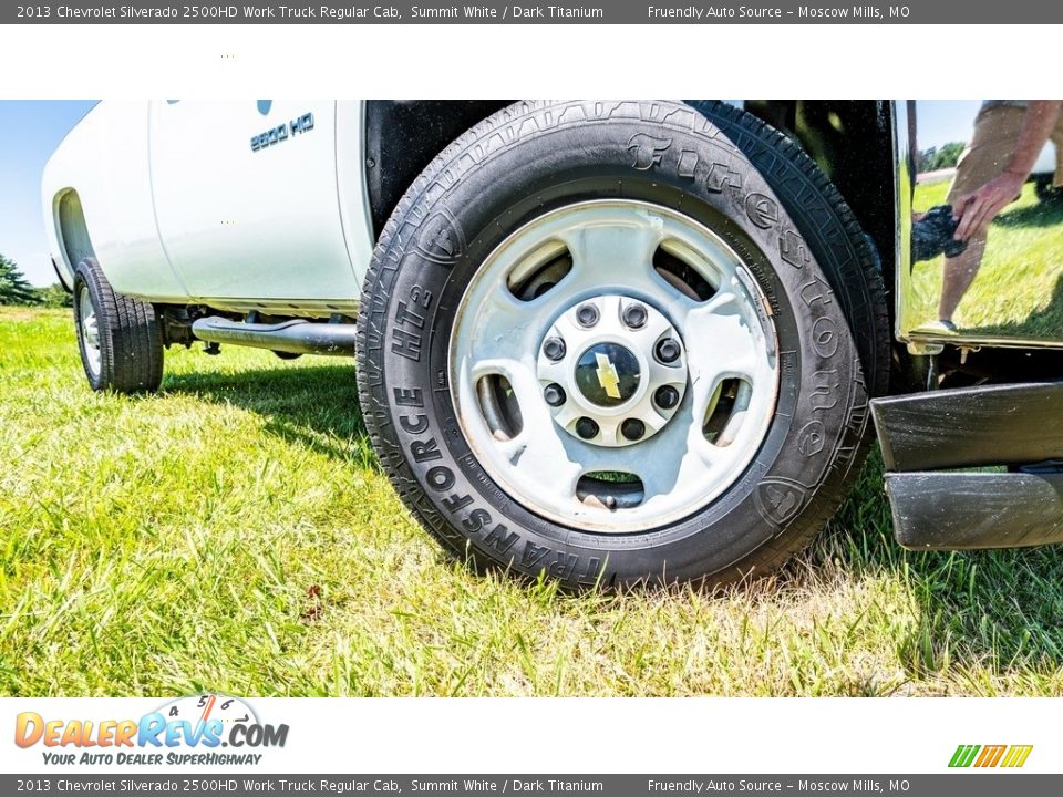 2013 Chevrolet Silverado 2500HD Work Truck Regular Cab Summit White / Dark Titanium Photo #9