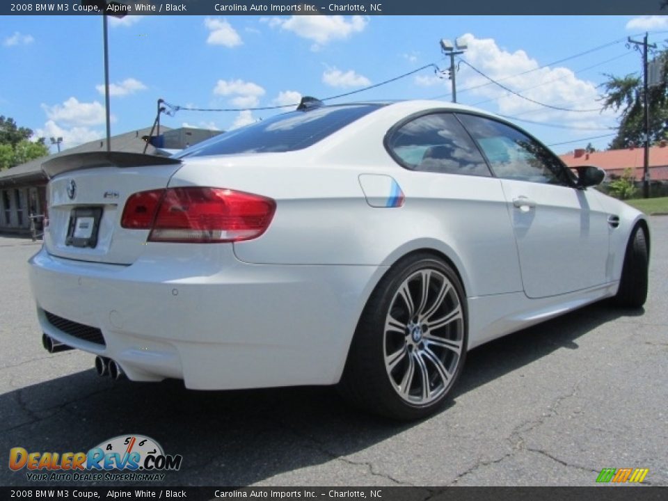 2008 BMW M3 Coupe Alpine White / Black Photo #10