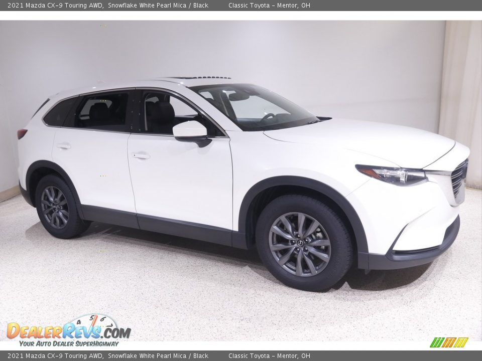 2021 Mazda CX-9 Touring AWD Snowflake White Pearl Mica / Black Photo #1