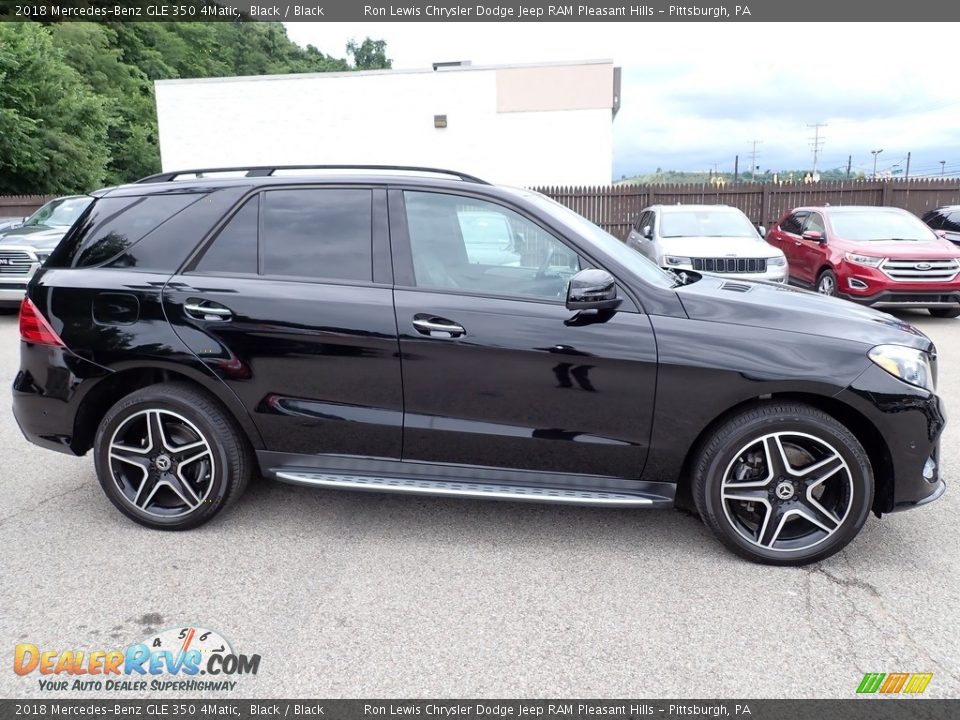 2018 Mercedes-Benz GLE 350 4Matic Black / Black Photo #7