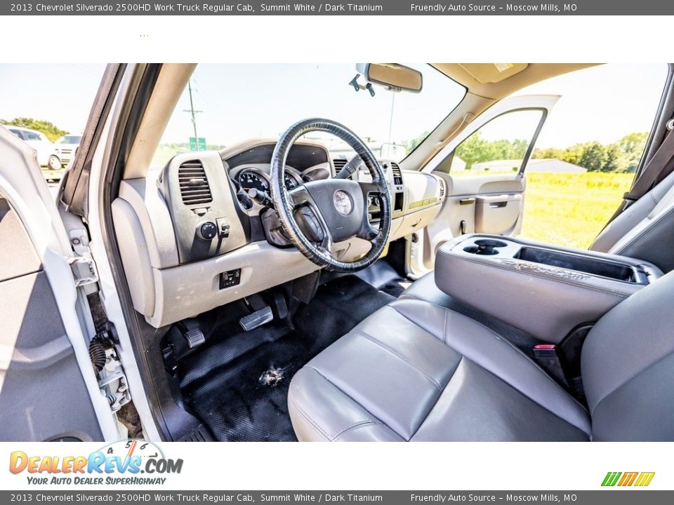 2013 Chevrolet Silverado 2500HD Work Truck Regular Cab Summit White / Dark Titanium Photo #12