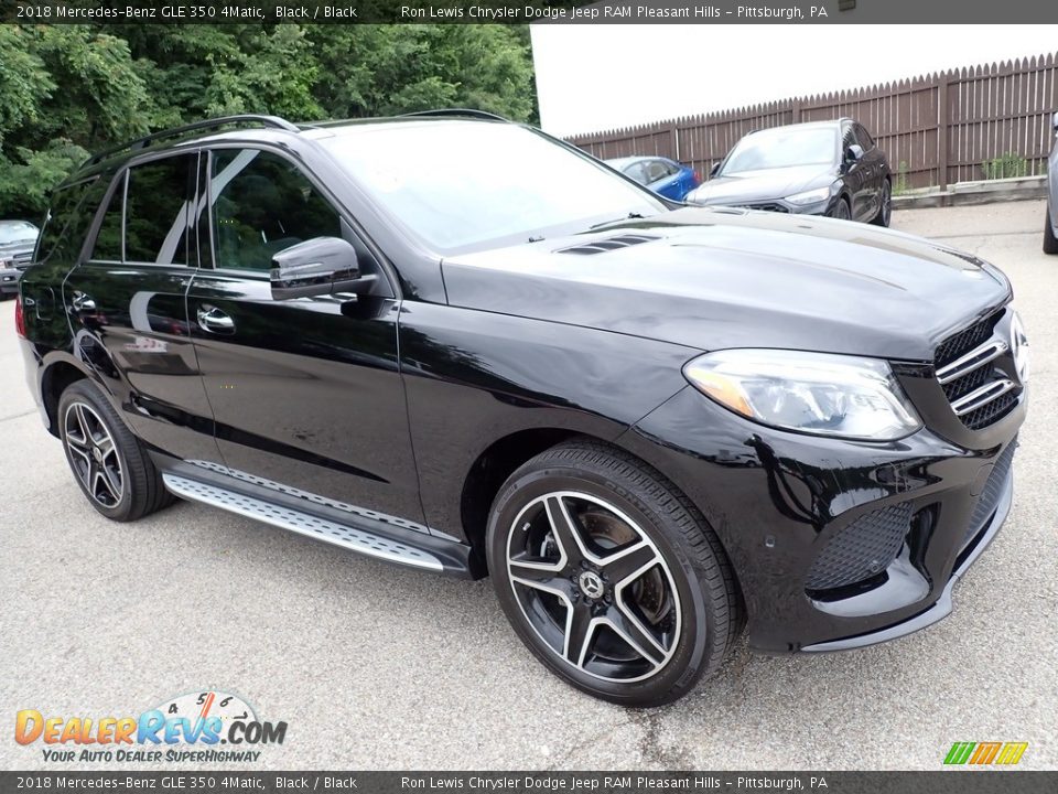 2018 Mercedes-Benz GLE 350 4Matic Black / Black Photo #8