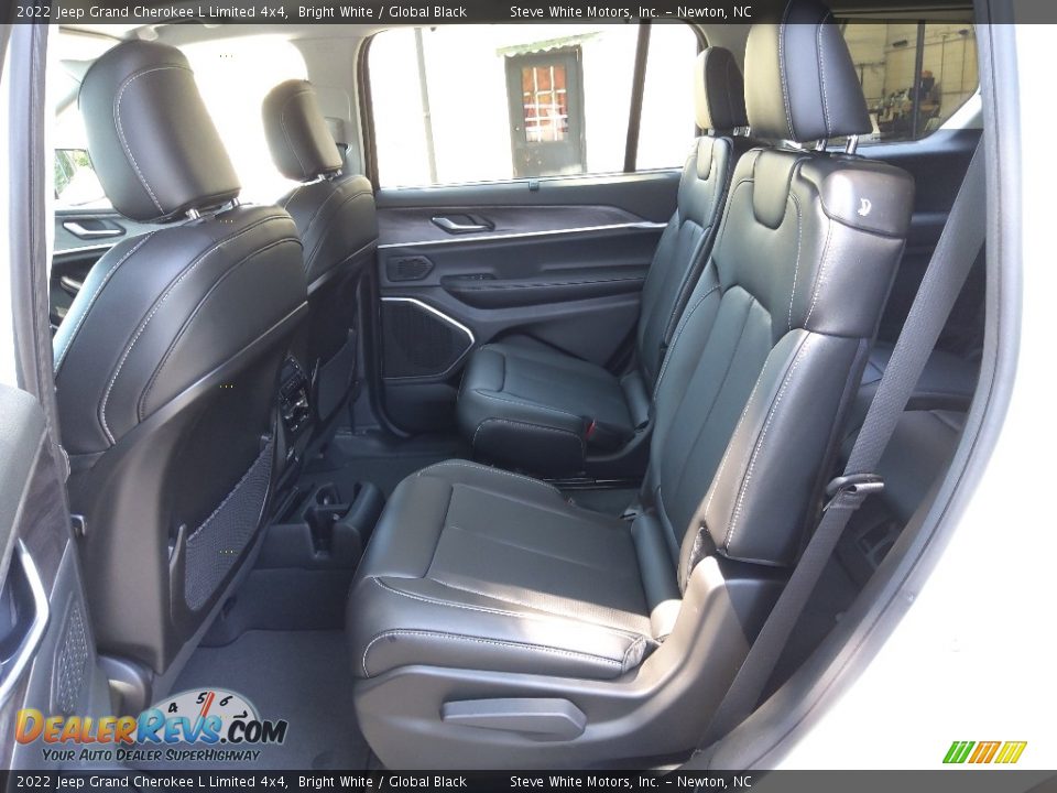 2022 Jeep Grand Cherokee L Limited 4x4 Bright White / Global Black Photo #13
