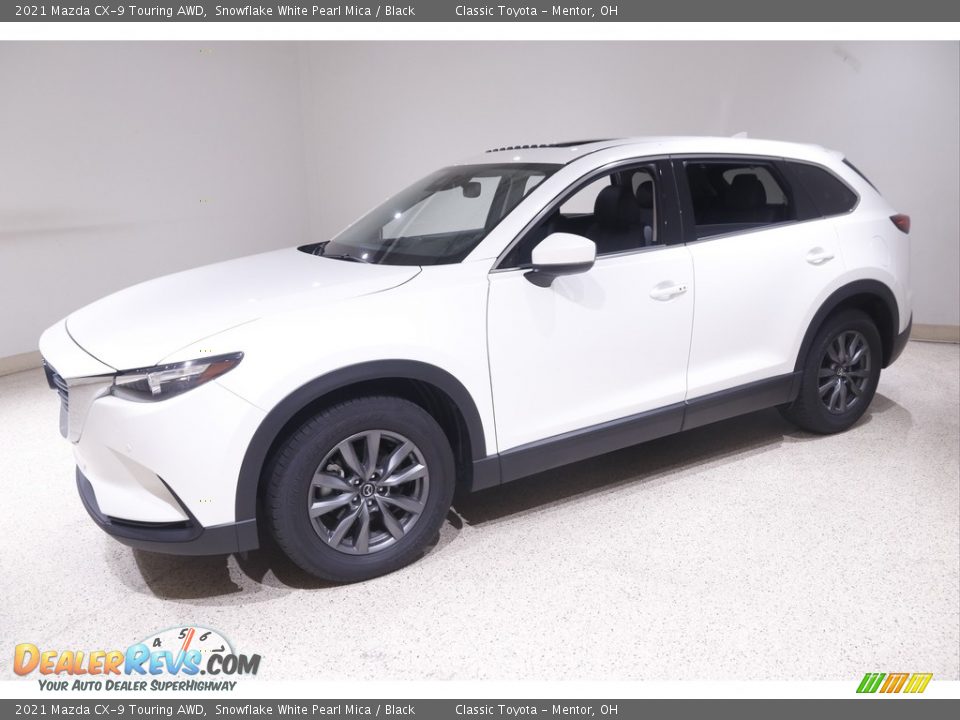2021 Mazda CX-9 Touring AWD Snowflake White Pearl Mica / Black Photo #3