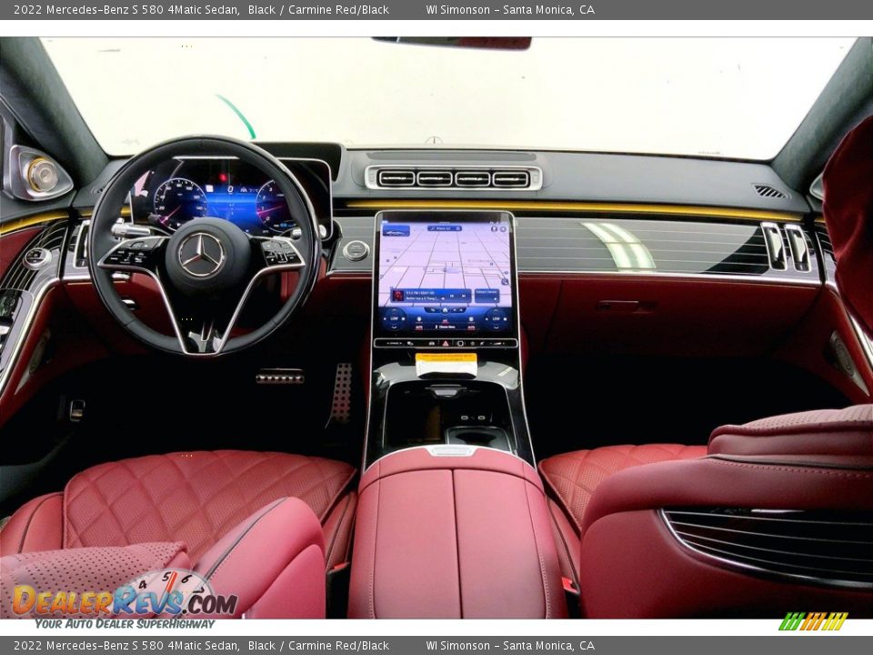 Dashboard of 2022 Mercedes-Benz S 580 4Matic Sedan Photo #6