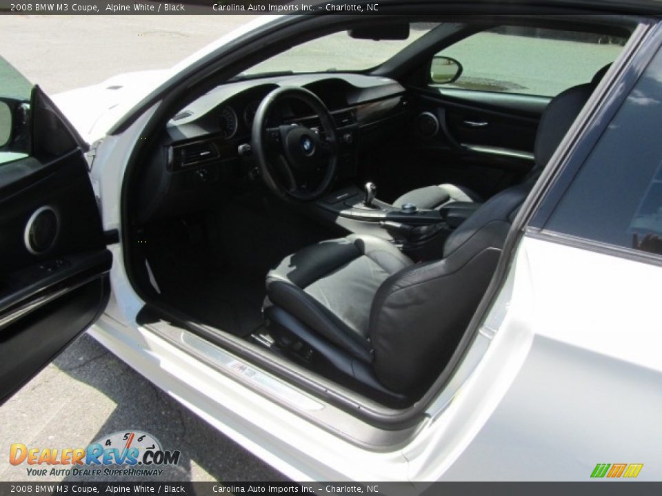 2008 BMW M3 Coupe Alpine White / Black Photo #17