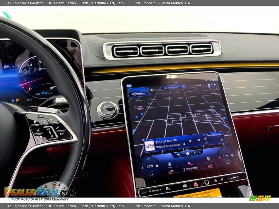 Navigation of 2022 Mercedes-Benz S 580 4Matic Sedan Photo #7