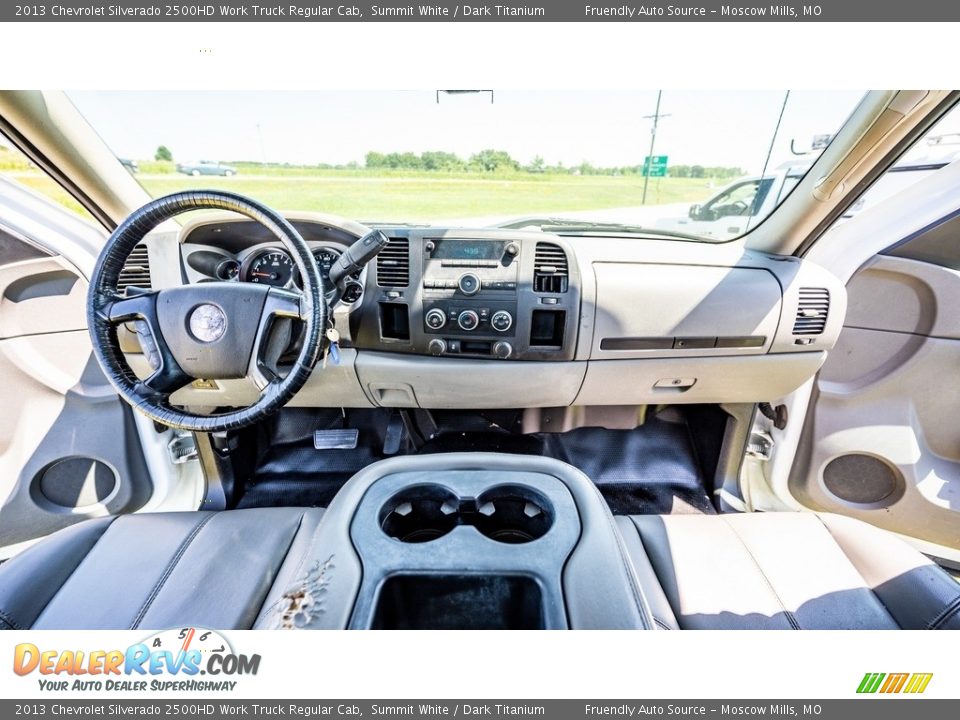 2013 Chevrolet Silverado 2500HD Work Truck Regular Cab Summit White / Dark Titanium Photo #17