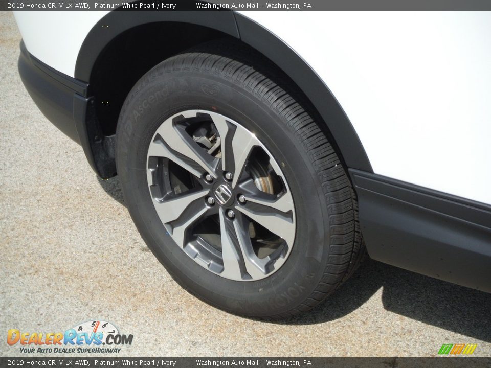 2019 Honda CR-V LX AWD Platinum White Pearl / Ivory Photo #3