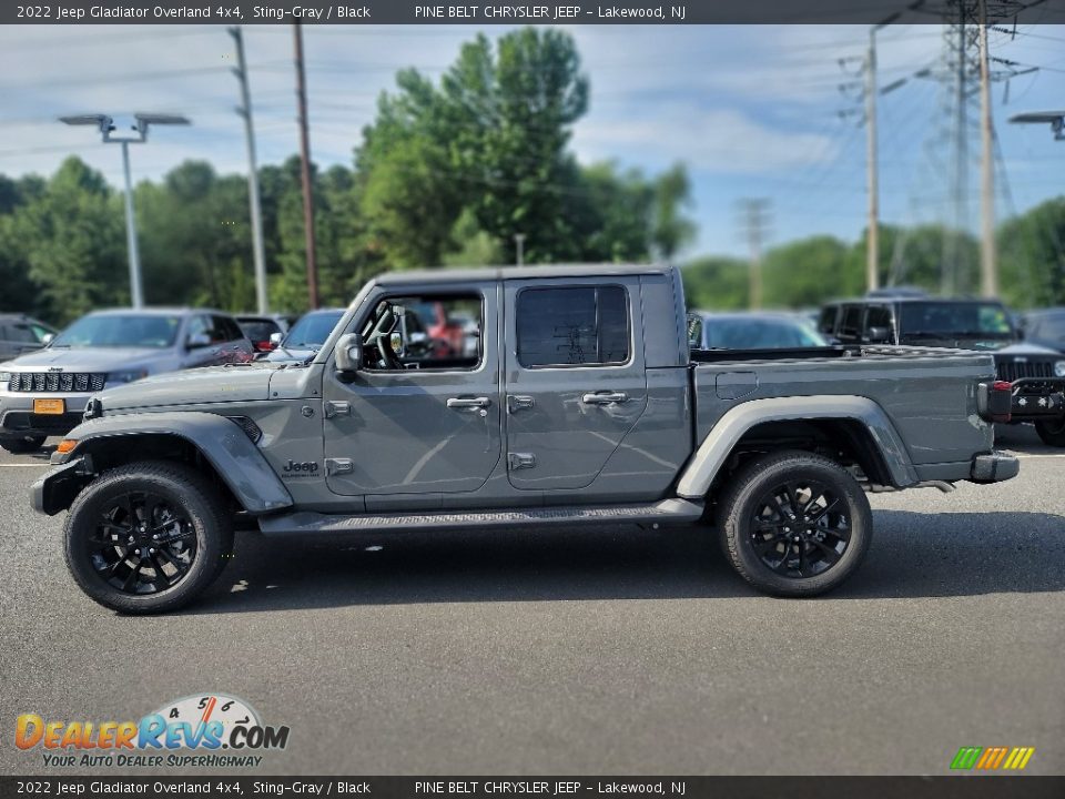 2022 Jeep Gladiator Overland 4x4 Sting-Gray / Black Photo #3