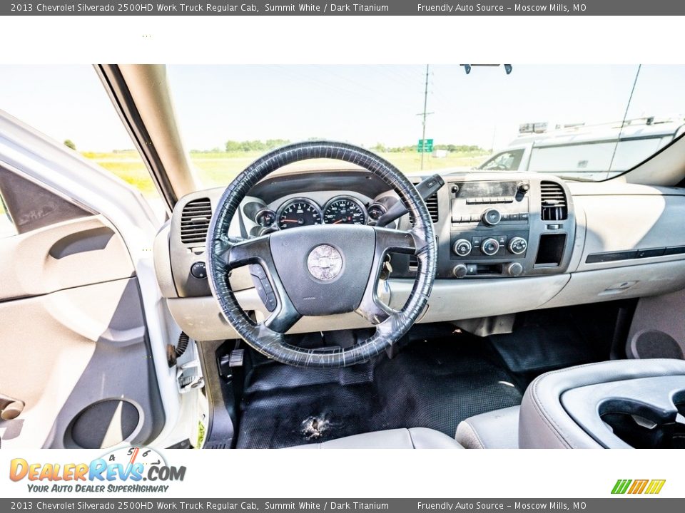 2013 Chevrolet Silverado 2500HD Work Truck Regular Cab Summit White / Dark Titanium Photo #18