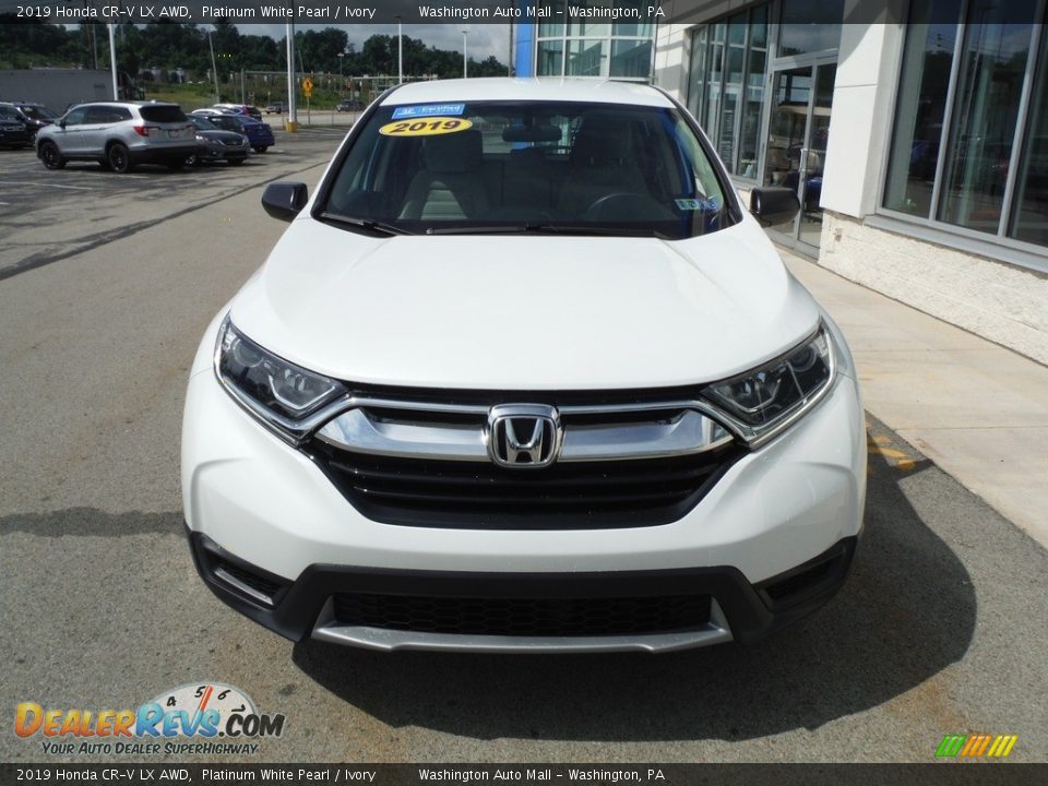 2019 Honda CR-V LX AWD Platinum White Pearl / Ivory Photo #4