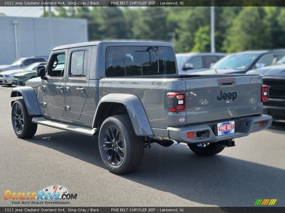 2022 Jeep Gladiator Overland 4x4 Sting-Gray / Black Photo #4