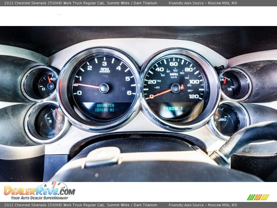 2013 Chevrolet Silverado 2500HD Work Truck Regular Cab Summit White / Dark Titanium Photo #19