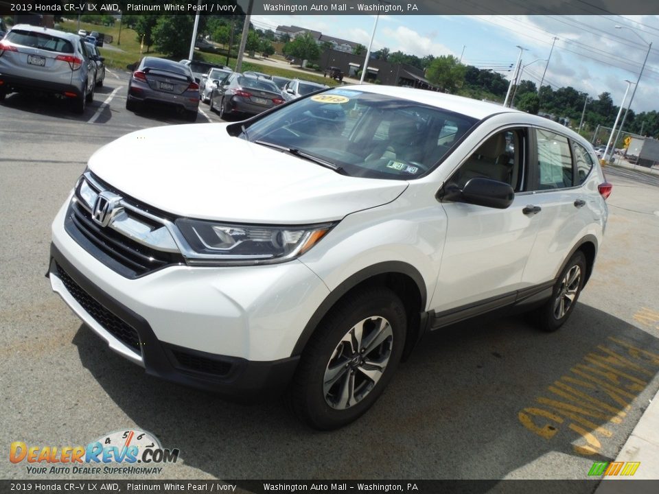 2019 Honda CR-V LX AWD Platinum White Pearl / Ivory Photo #5