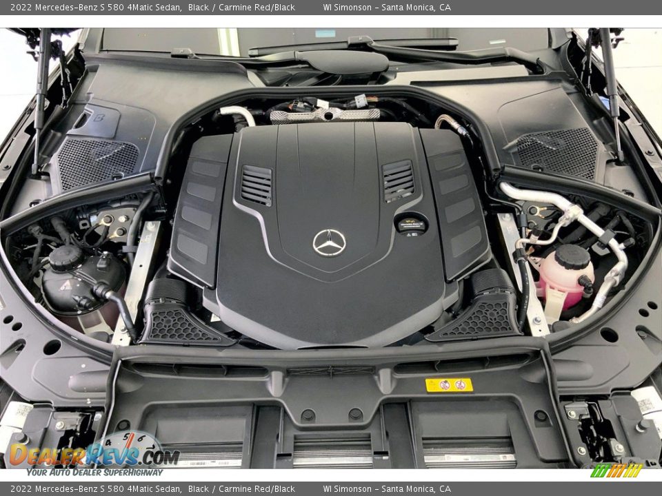 2022 Mercedes-Benz S 580 4Matic Sedan 4.0 Liter DI biturbo DOHC 32-Valve VVT V8 Engine Photo #9