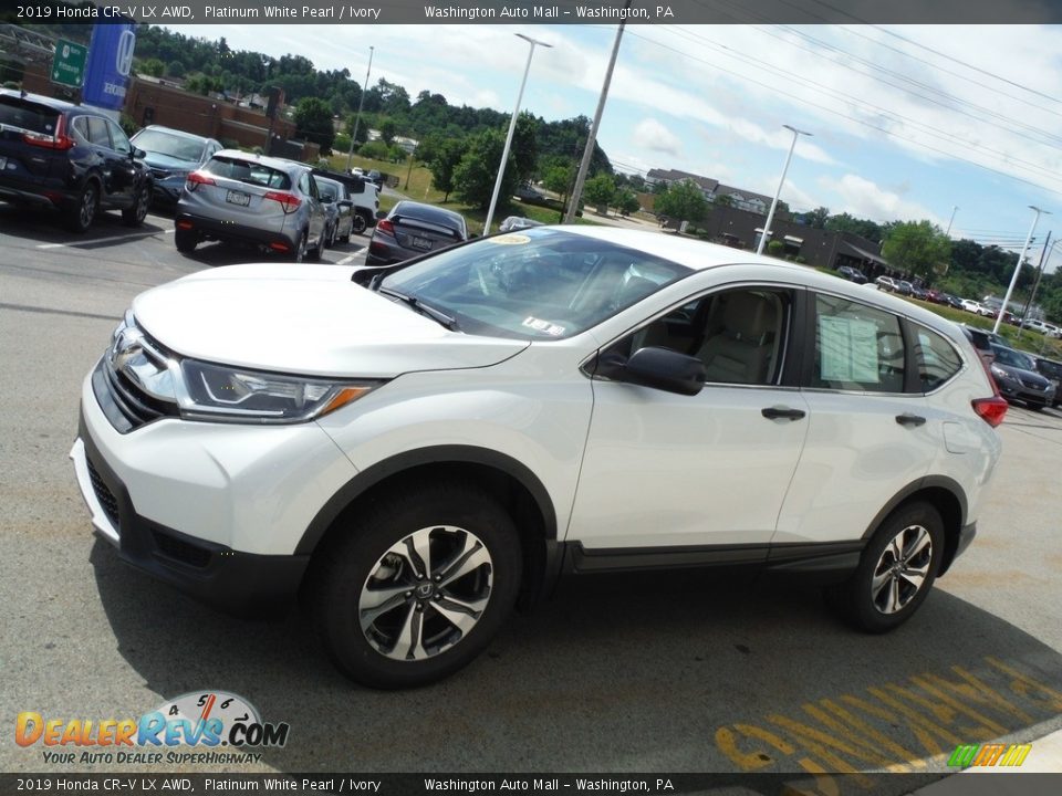 2019 Honda CR-V LX AWD Platinum White Pearl / Ivory Photo #6