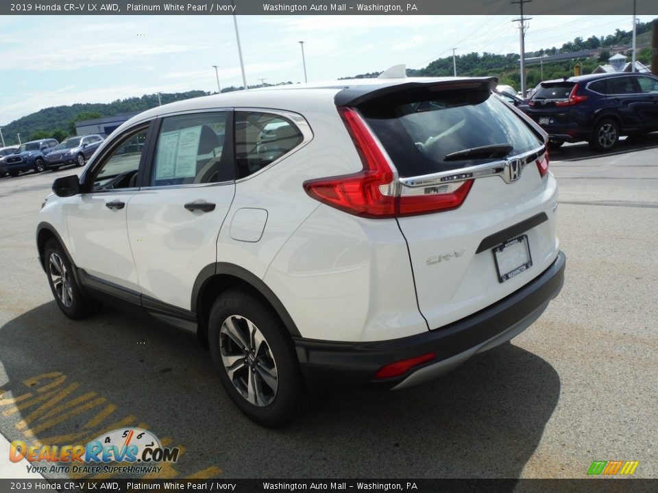 2019 Honda CR-V LX AWD Platinum White Pearl / Ivory Photo #7