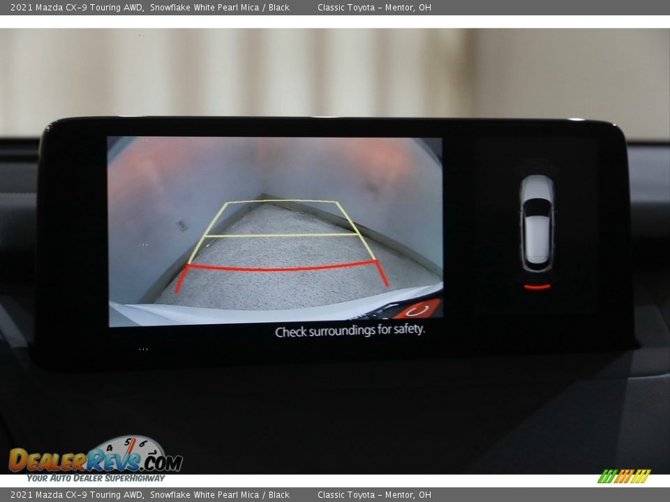 2021 Mazda CX-9 Touring AWD Snowflake White Pearl Mica / Black Photo #12