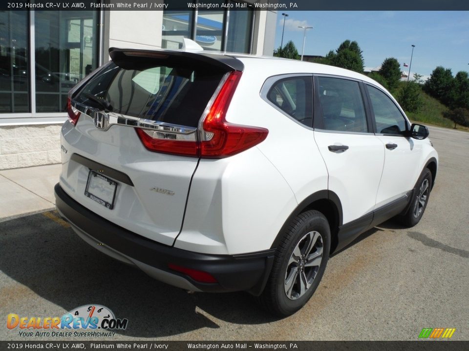 2019 Honda CR-V LX AWD Platinum White Pearl / Ivory Photo #9