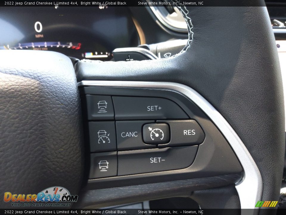 2022 Jeep Grand Cherokee L Limited 4x4 Bright White / Global Black Photo #22