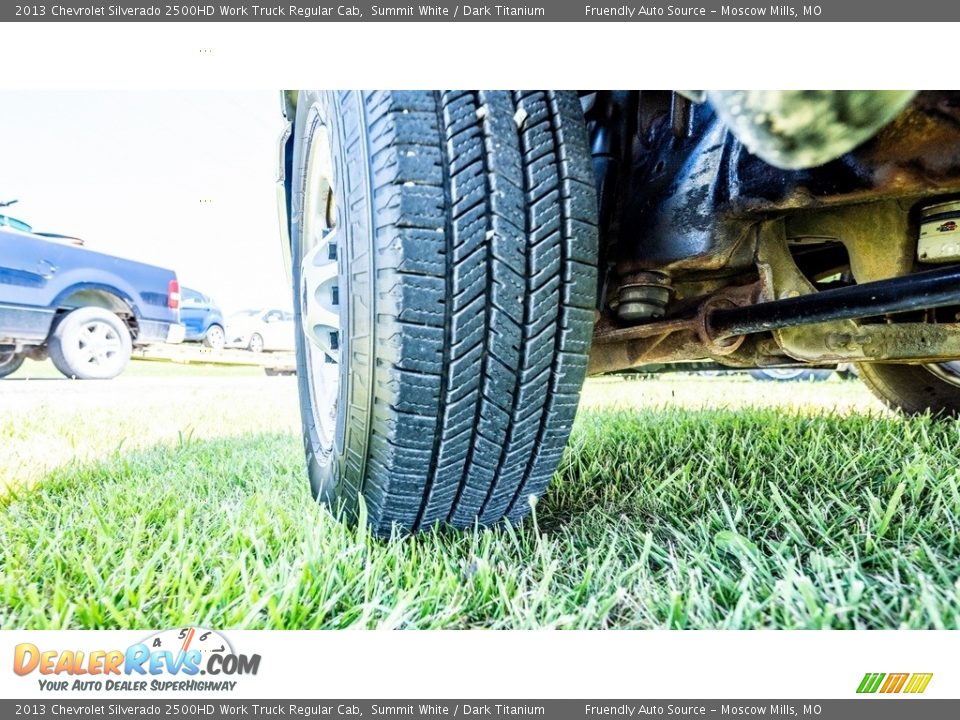 2013 Chevrolet Silverado 2500HD Work Truck Regular Cab Summit White / Dark Titanium Photo #24