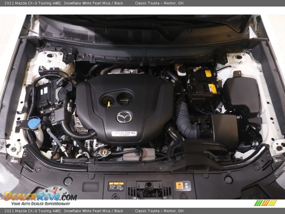 2021 Mazda CX-9 Touring AWD Snowflake White Pearl Mica / Black Photo #20