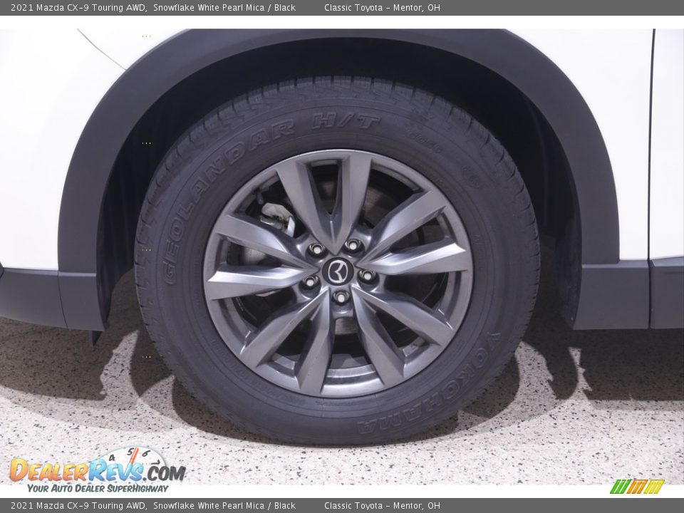 2021 Mazda CX-9 Touring AWD Snowflake White Pearl Mica / Black Photo #21
