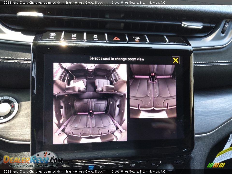 2022 Jeep Grand Cherokee L Limited 4x4 Bright White / Global Black Photo #27
