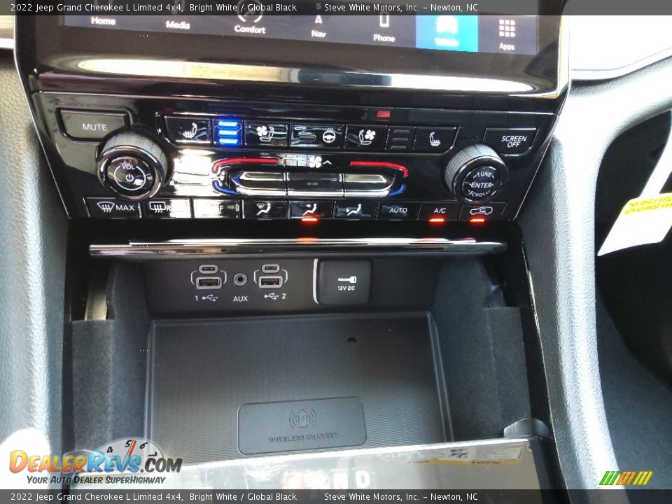 2022 Jeep Grand Cherokee L Limited 4x4 Bright White / Global Black Photo #30