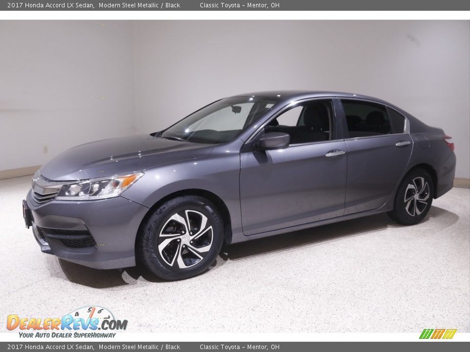 2017 Honda Accord LX Sedan Modern Steel Metallic / Black Photo #3