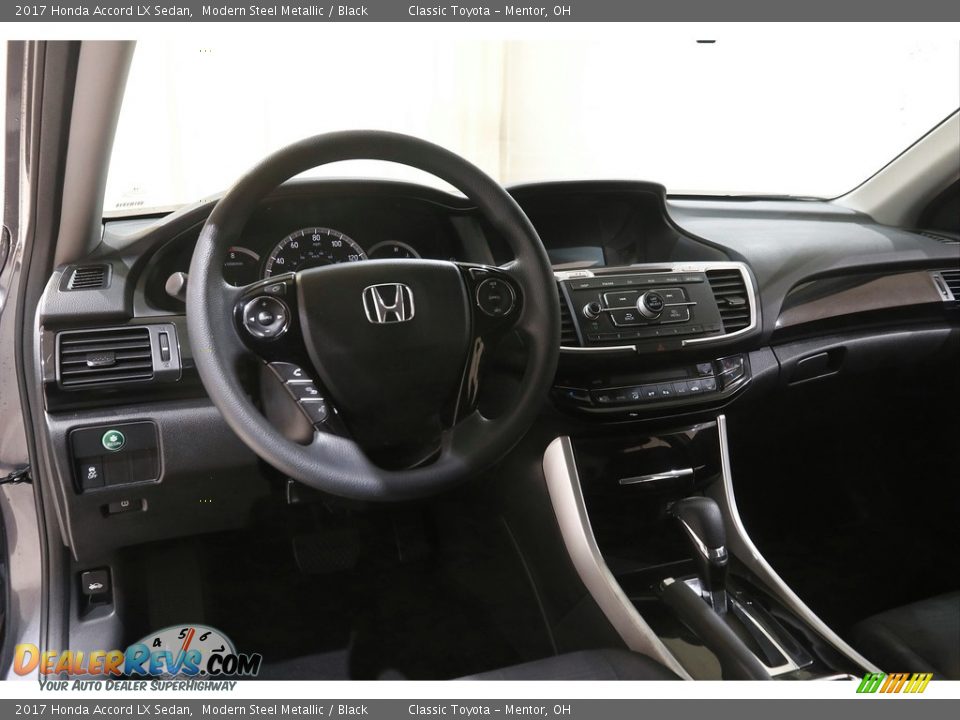2017 Honda Accord LX Sedan Modern Steel Metallic / Black Photo #6