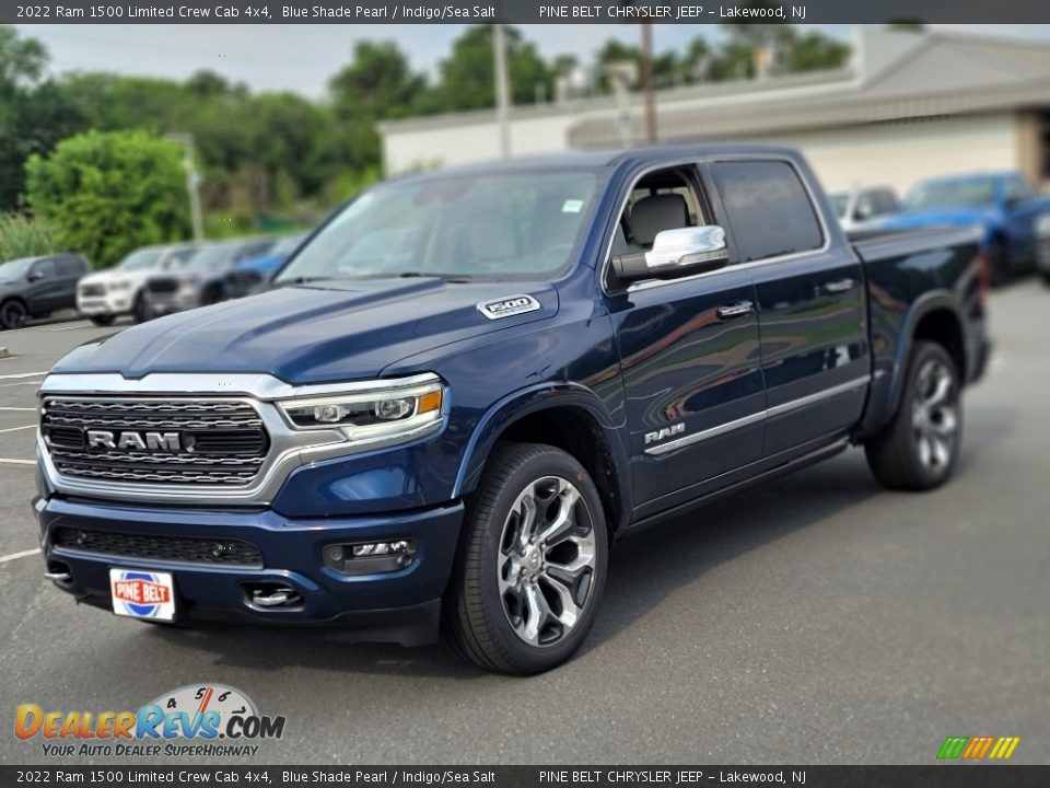 2022 Ram 1500 Limited Crew Cab 4x4 Blue Shade Pearl / Indigo/Sea Salt Photo #1