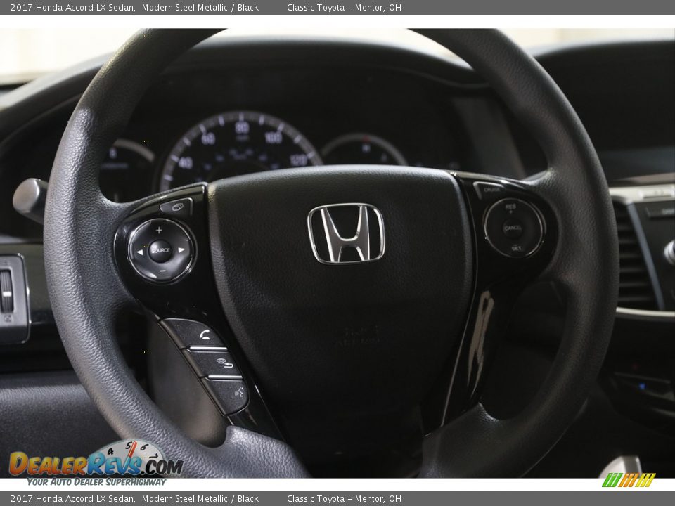 2017 Honda Accord LX Sedan Modern Steel Metallic / Black Photo #7