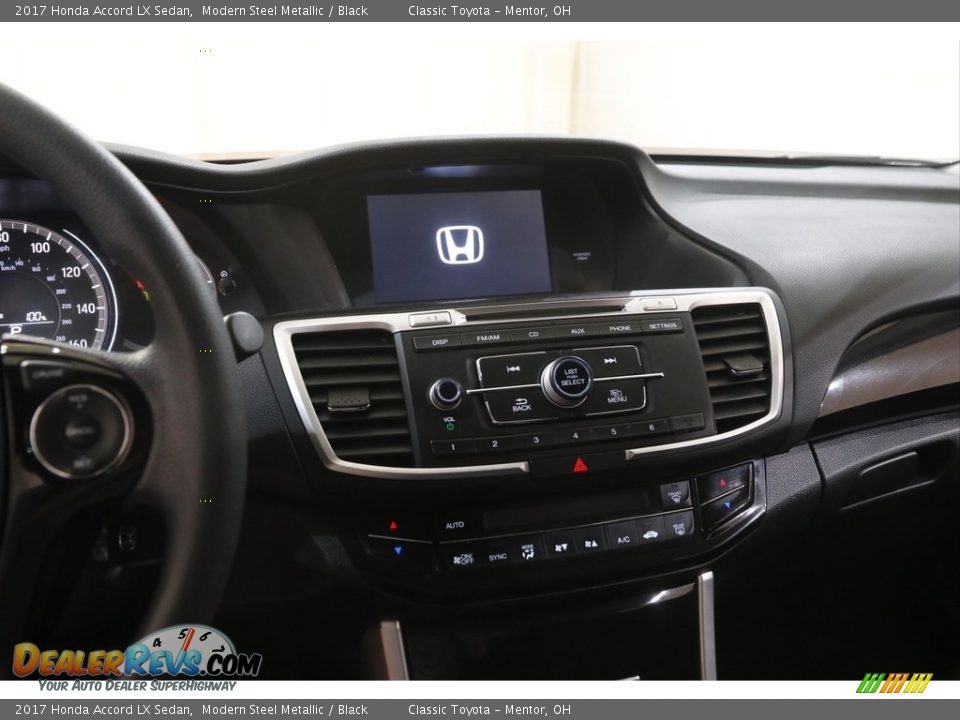 2017 Honda Accord LX Sedan Modern Steel Metallic / Black Photo #9