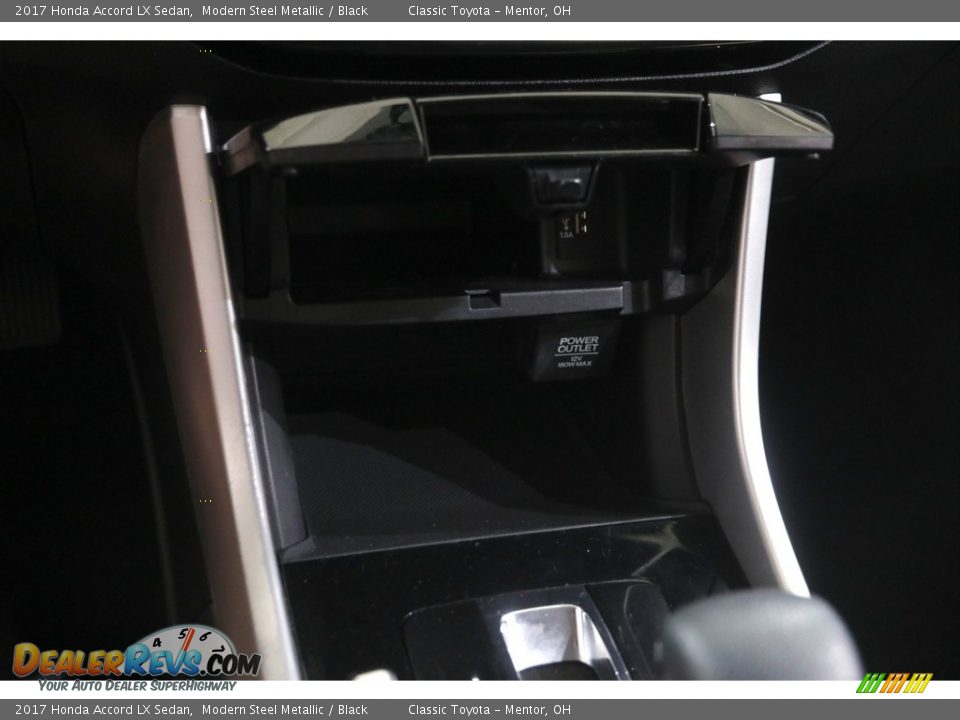 2017 Honda Accord LX Sedan Modern Steel Metallic / Black Photo #15